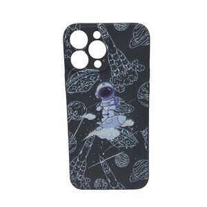 Astronaut iphone 13 pro max Black and Blue Phone Case